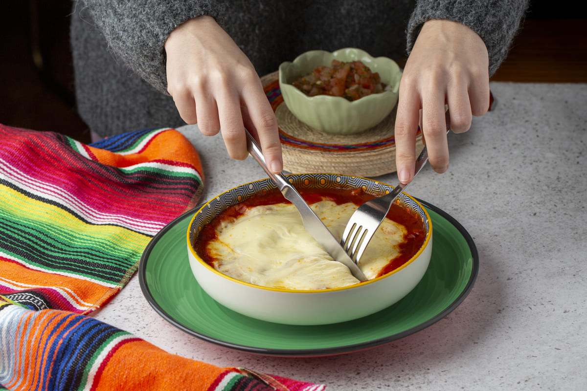 Enchilada roja - Rincón Mexicano